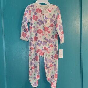 Playful Pink and Purple Kids Footie